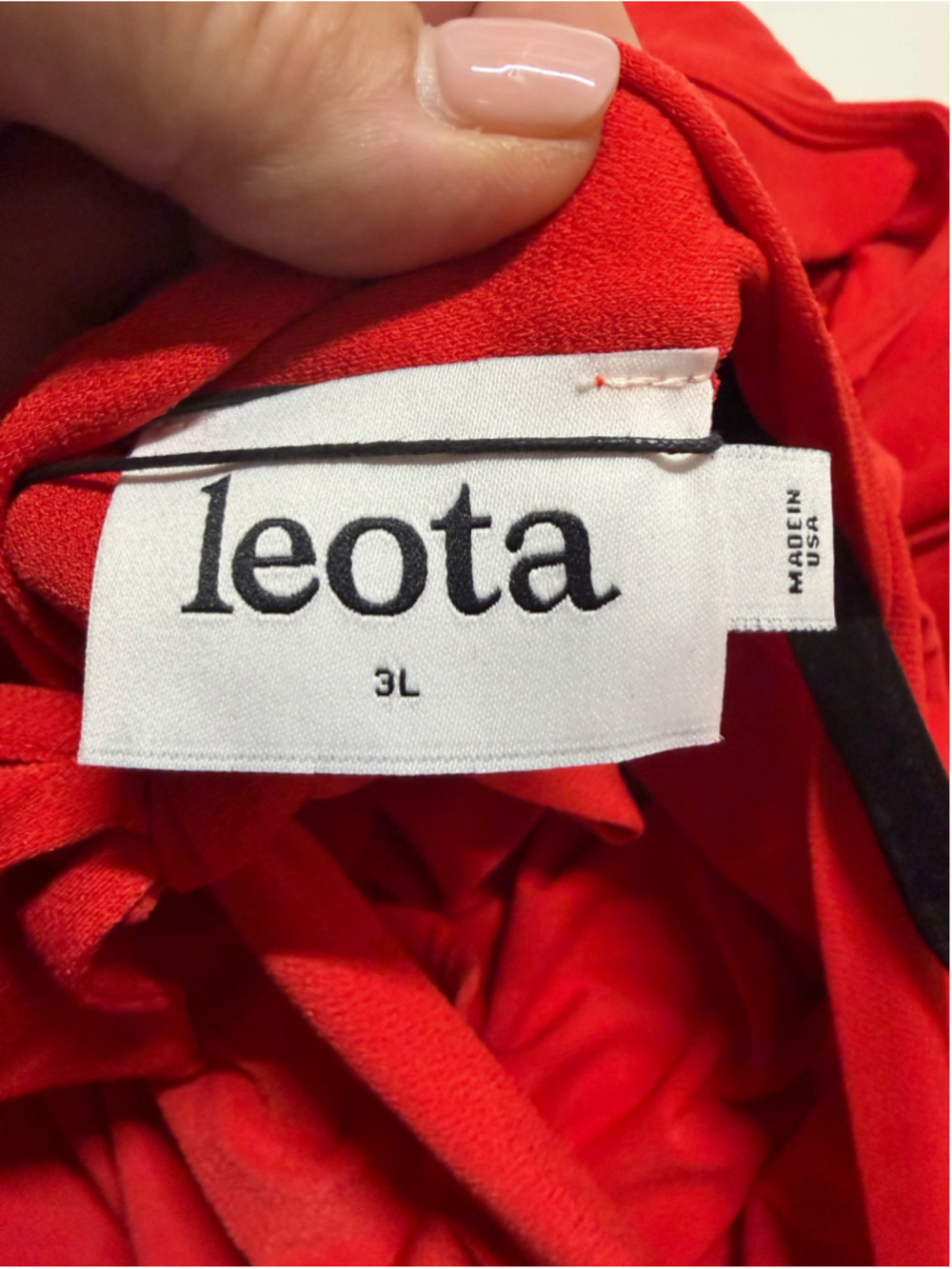 Women's Leota Red Sleeveless Dress Size 3X - Picture 4 of 5